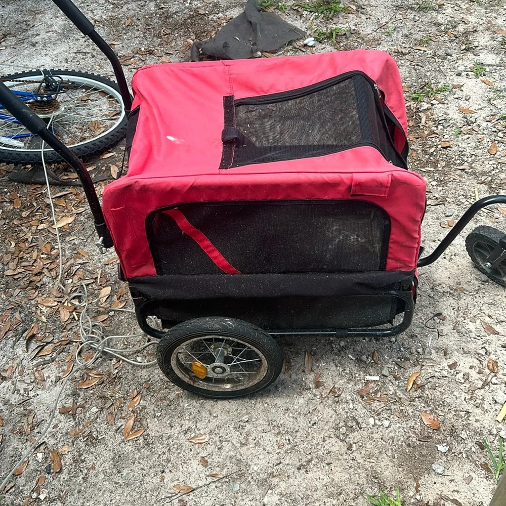 Dog pusher/stroller